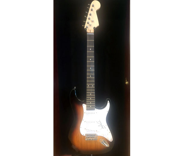 signed guitar